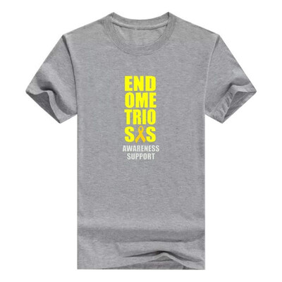 

Endometriosis Awareness Support Yellow Ribbon T-Shirt