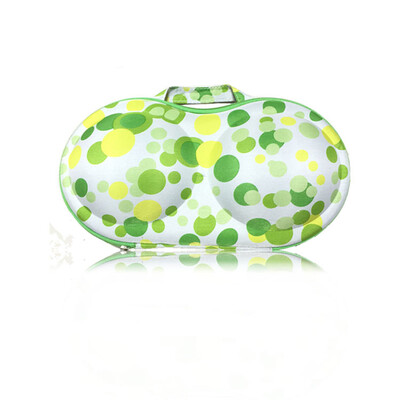 

Colorful Pattern Underwear Storage Box Portable Bra Bag with Mesh&Handle for Travel Fitness