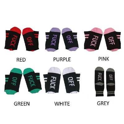 

A Pair Unique Words Series Comfortable Cotton Hose Socks Warm&Breathable Sock for Men Women Autumn Winter