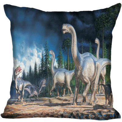 

Dinosaur Hot Sale Pillow Case High Quality New Years Pillowcase Decorative Pillow Cover For Wedding Decorative Christmas