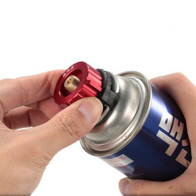 

Outdoor Camping Stove Conversion Head Convert Adapter Nozzle Gas Bottle Screw for Long Butane Gas Cartridge