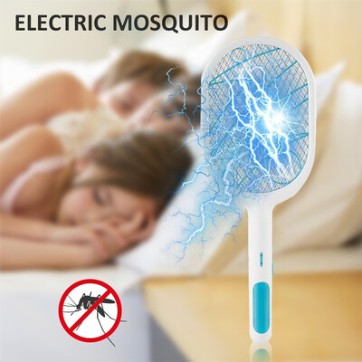 

Willstar Rechargeable LED Light Electric Fly Insect Racket Swatter Zapper Mosquito