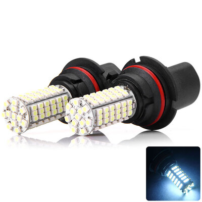 

1 Pair - Sencart 9007 PX29T HB5 SMD 3528 102-LEDs 7W Car Driving Lamp Brake Bulb White Light