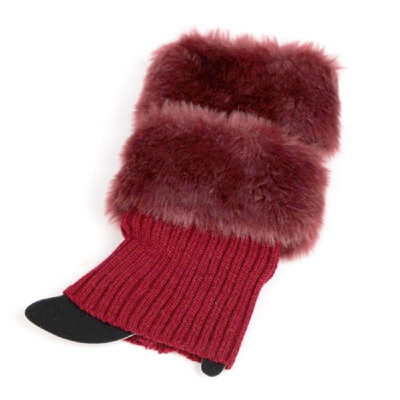 

Stylish Comfortable Calf Cover Warm Socks Set Winter Furry Calf Enveloped Short Sock