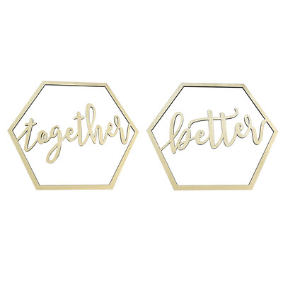 

Wood Chair Banner Set Chairs Signs for Rustic Wedding Decorations Engagement Party Supplies Style 3 Bride & Groom