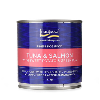 

Ocean Star Import Natural Seafood Nutrition Dog Canned Teddy Golden Retriever Pet Wet Food Dog Snacks 375g Squid Salmon
