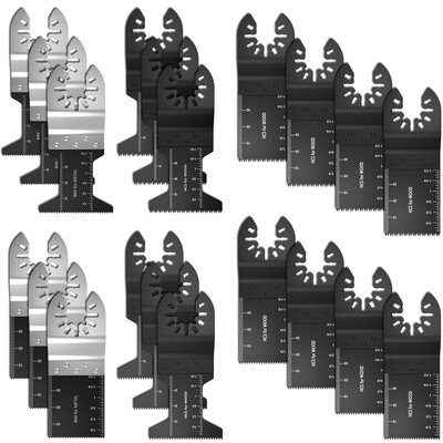 

Willstar 20 Pcs 34mm Carbon Steel Multi Tool DIY Oscillating Saw Blade Cutter Universal