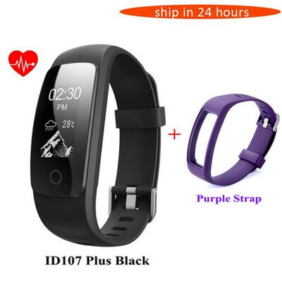 

GPS Smart Band ID107 Plus ID107 HR Fitness Bluetooth Bracelet Activity Sports Tracker Wristband with Heart Rate Tracker