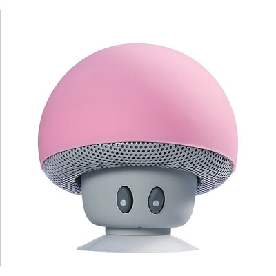 

Waterproof USB Rechargeable BT Cartoon Mobile Phone Computer Speakers Mushroom Wireless Mini Portable Stereo Speakers