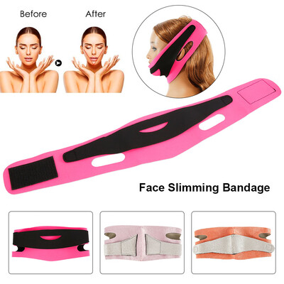 

Willstar Facial Thin Face Slimming Bandage Mask Belt Shape V Lift Reduce Double Chin US