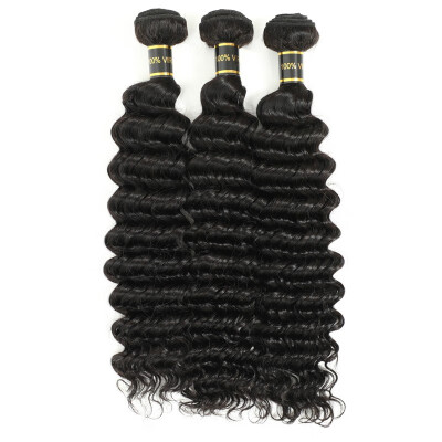 

Amazing Star Virgin Human Hair Bundles Brazilian Hair Deep Wave 3 PcsLot Curly Virgin Human Hair Weave