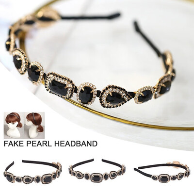 

Exquisite Jewel Headband Diamond Gems Hair Band Girl Ladies Headwear Holiday Women