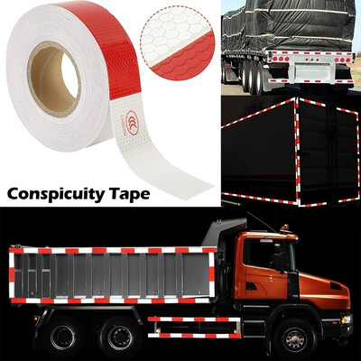 

5cm45M Car Reflective Tape Roll Dot Sfety Warning Tape Reflective for Vehicle