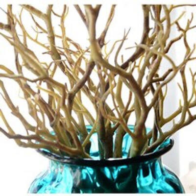 

3PCS Large Branches Bifurcated Plastic Decoration Flower Home Decoration Branches Artificial Flowers Novelty Decoration