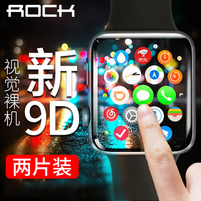 

ROCK Apple Watch Series123 Generation Membrane Apple Watch Condensed Tempered Soft Film iWatch Explosion-Proof Protective Film 38mm Two Pieces