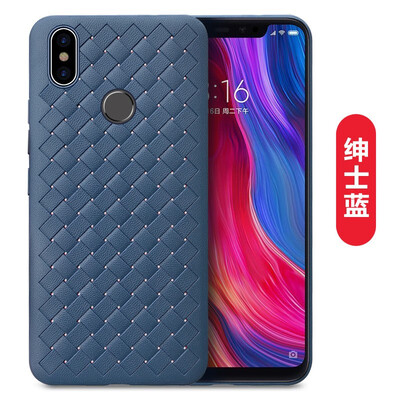 

Silicone Grid Weaving Fitted Cases For Xiaomi8 2018 Hot Sales Business Ventilation Dissipate heat Phone Cases for Xiaomi 8SE