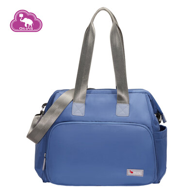 

Diaper Bag Gray Backpack Waterproof Baby Print Cotton Oem Logo Style Time Good Packing Pattern Wear