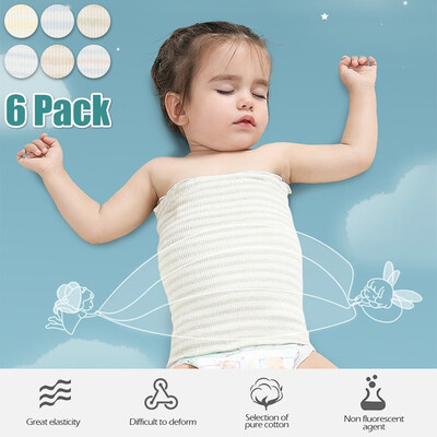 

6pack Baby Umbilical Cord Care Breathable Widen Baby Navel Belt Baby Care Belly Protection