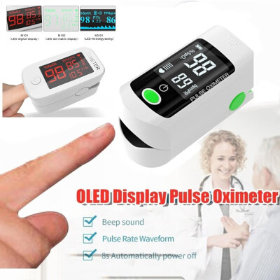 

Digital Fingertip Pulse Oximeter OLED Display Blood Oxygen Sensor Saturation SpO2 Monitor Measurement Meter