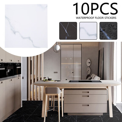 

10Pcs Wall Sticker Marble Pattern Thickened Wear-resistant