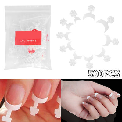 

500PCS Artificial Nails French False Half Nail Art Tips Acrylic UV Gel Clear