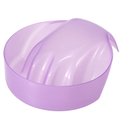 

1pc Nail Art Bowl Hand Soak Off Nail Removal Tray Nail Soaker Nail Art Tips Wash Salon Manicure Tool Rose Red