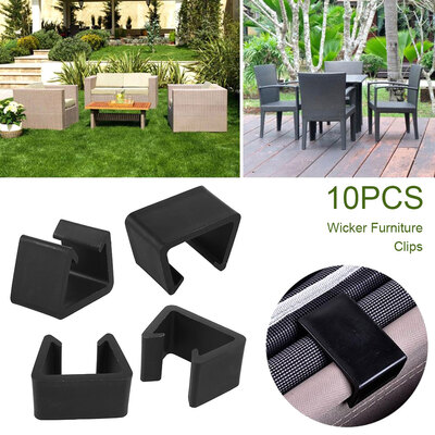 

Willstar 10 PCS of Outdoor Patio Wicker Furniture Alignment Sofa Rattan Chair Sofa Fasteners Clip Sectional Connector