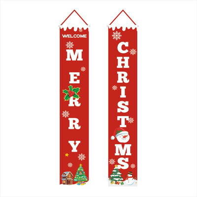 

Merry Christmas Decorations Hanging Christmas Banner Hanging Sign For Store Home Indoor Outdoor Door Display Decorations Xmas
