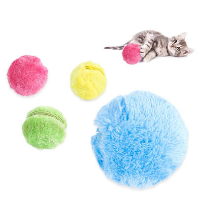 

4 Colors Pet Electric Toy Magic Roller Ball Toy for Cat Automatic Pet Plush Toy Roller Ball Magic Ball Dog Cat Pet Toy Supplies