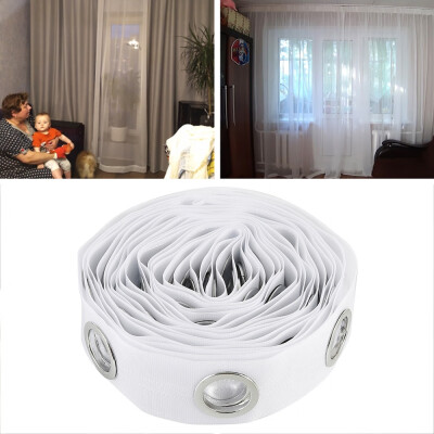 

510 Meters Curtain Accessories Polyester Padded Woven Curtain Tape Eyelet Curtain Tape