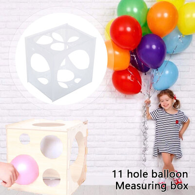 

Willstar 11 Holes Balloon Sizer Cube Template Box 2-10 inches for Wedding Party