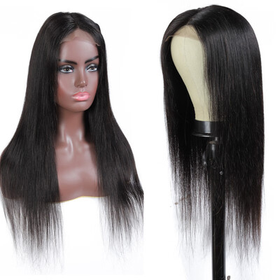 

Amazing Star Virgin Hair Brazilian Straight Hair Lace Front Wigs 4x4 Inch Human Hair Lace Front Wigs Full&Thick Natural Color