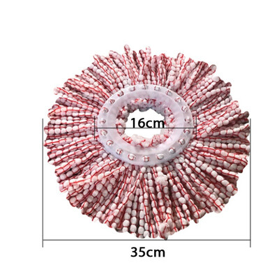 

Replacement Microfiber Mop Heads 360 Spin Round Shape Standard Size Easy Wring Mop Refill Home Daily Use