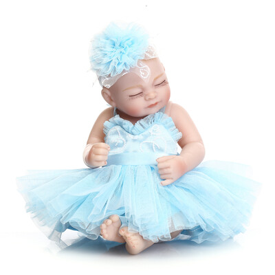 

New Fastion Simulation Dolls Reborn Doll Baby Toy Silicone Baby Housekeepingtraining Toys Handmade Soft Body Cute Gift