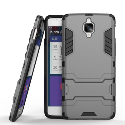 

Goowiiz Phone Case For OnePlus 3 Armor PCTPU Silicone Hard Bracket Double Protection