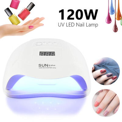 

Nail Lamp UV LED SUN-XPlus 120W Light Professional Nail Dryer Gel Curing Machine