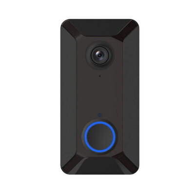 

V6 wifi Doorbell Smart Wireless 720P video camera Cloud storage door bell cam waterproof home security house bell Gray