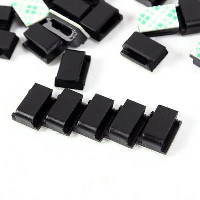 

High Quality 30pcs Self-adhesive Rectangle Wire Tie Cable Mount Clamp Clip