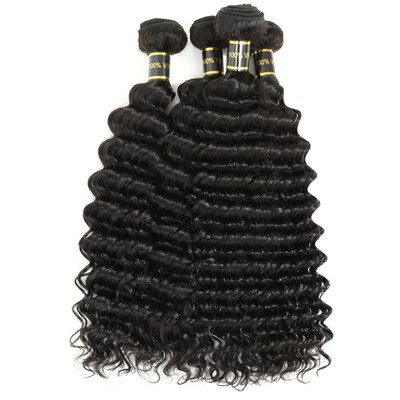 

Amazing Star Deep Wave Virgin Human Hair 4 Bundles Brazilian Hair Full&Thick