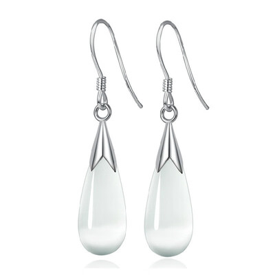 

Stone Water Drop Earrings For Women Korea Trendy Jewelry Fashion Accessories Luxury Noblest Valentines Day Gift WHC44
