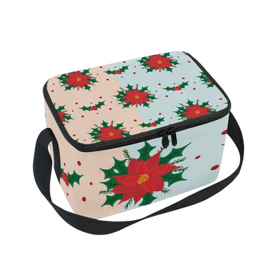 

ALAZA Lunch Box Insulated Floral Design Lunch Bag Large Cooler Tote Bag for Men Women