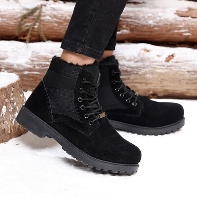

Mens Winter cotton shoes Warm snow boots Martin boots