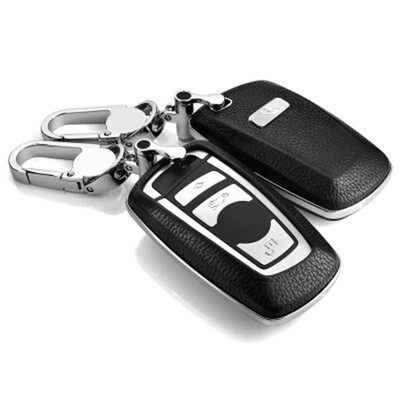 

Car Accessories Top Layer Leather Car Key Case For BMW 1234567 SeriesX3X4 Car Key Cover Shell Car Keychain