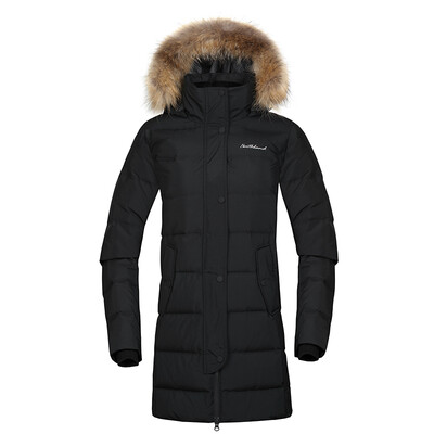 

NORTHLAND down jacket 2018 autumn&winter Ruiyi womens one-piece woven down jacket black female models 17092A L code
