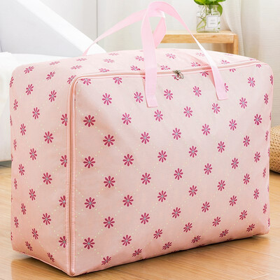 

Many beautiful recall thick storage bag Oxford cloth quilt bag special medium clothing finishing packing bag waterproof travel storage bag powder sun models 552030