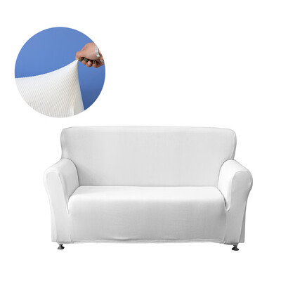 

Universal Polyester Spandex Stretchable Sofa Cover Strapless Slipcover Removable Washable Covering Mat Furniture Protector for 3