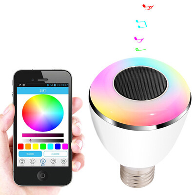 

BL08A Wireless Bluetooth 40 Speaker E27 Smart LED Bulb Light Lamp Music Player