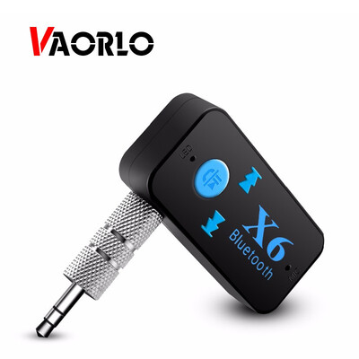 

VAORLO AUX Bluetooth Receivers Car Kit with Mic Music Wireless Adapter A2DP 35mm Stereo Audio Bluetooth Receiver For Car Phones