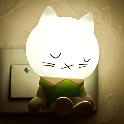 

Cartoon Light Control Night Light LED Plug-in Smart Bedroom Bedside Night Light