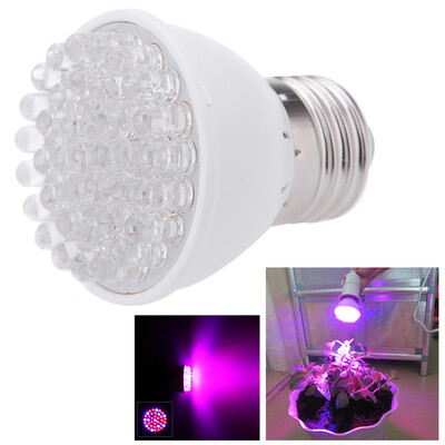 

E27 38LED 22W Plant Grow Light Bulb Garden Hydroponic Lamp 28 Red 10 Blue 110-130V Energy Saving for Indoor Flower Plants Growth